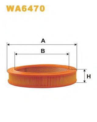 WIX FILTERS WA6470 Повітряний фільтр