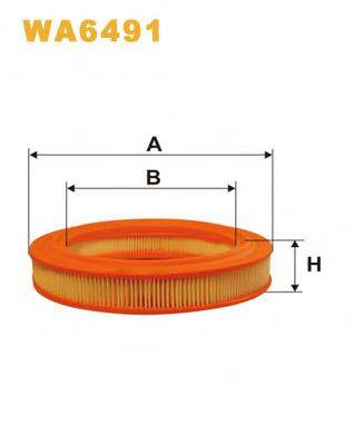 WIX FILTERS WA6491 Повітряний фільтр