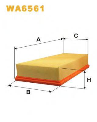 WIX FILTERS WA6561 Повітряний фільтр