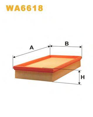 WIX FILTERS WA6618 Повітряний фільтр
