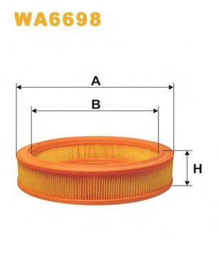 WIX FILTERS WA6698 Повітряний фільтр