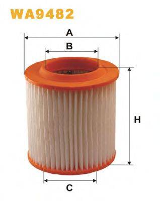 WIX FILTERS WA9482 Повітряний фільтр