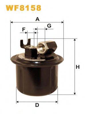 WIX FILTERS WF8158 Паливний фільтр