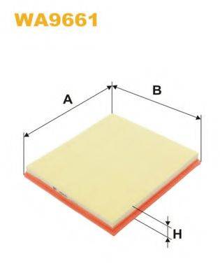 WIX FILTERS WA9661 Повітряний фільтр