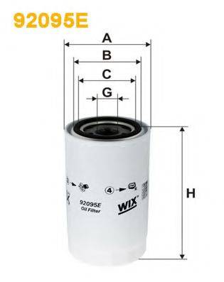 WIX FILTERS 92095E Масляний фільтр