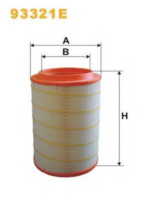 WIX FILTERS 93321E Повітряний фільтр