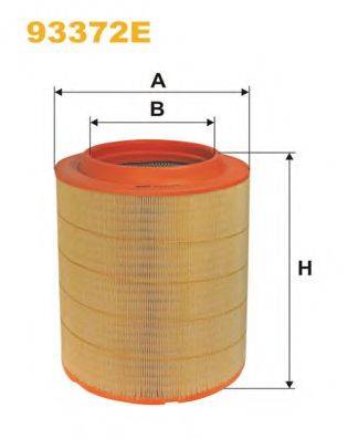 WIX FILTERS 93372E Повітряний фільтр