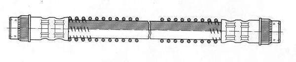 CEF 510992 Гальмівний шланг