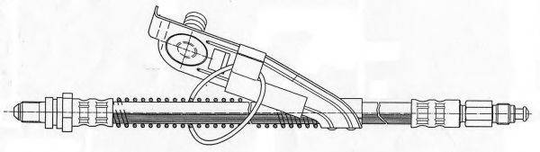 CEF 511635 Гальмівний шланг