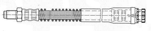 CEF 512032 Гальмівний шланг
