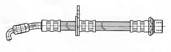 CEF 512222 Гальмівний шланг