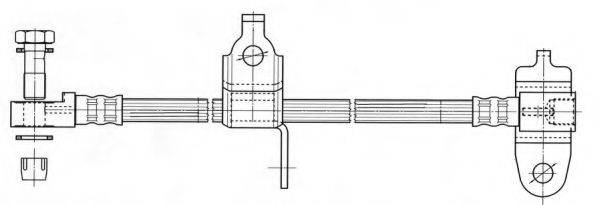 CEF 512358 Гальмівний шланг