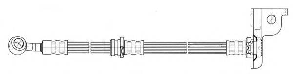CEF 512495 Гальмівний шланг