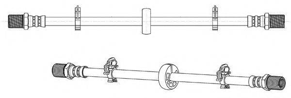 CEF 512846 Гальмівний шланг