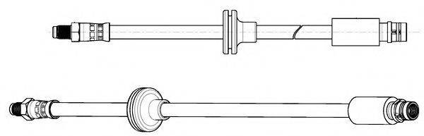 CEF 514622 Гальмівний шланг
