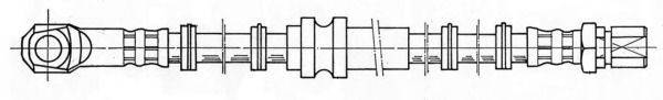 CEF 517042 Гальмівний шланг