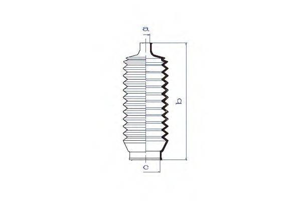 DA SILVA K5174 Пильовик, рульове управління