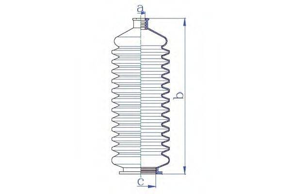 DA SILVA K5269 Пильовик, рульове управління