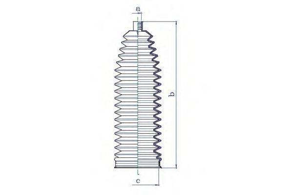 DA SILVA K5326 Пильовик, рульове управління