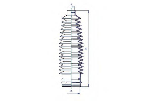 DA SILVA K5548 Пильовик, рульове управління