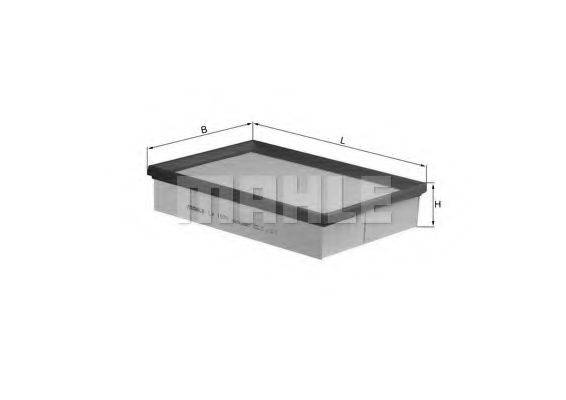 KNECHT LX1570 Повітряний фільтр