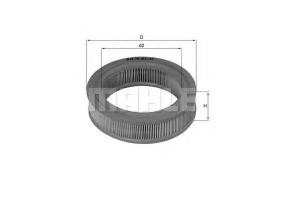 KNECHT LX144 Повітряний фільтр