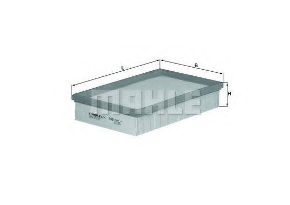 KNECHT LX746 Повітряний фільтр