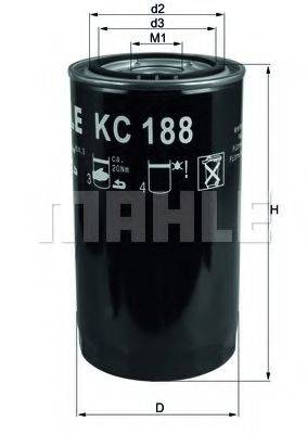 KNECHT KC188 Паливний фільтр