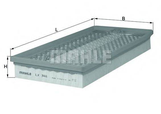 KNECHT LX348 Повітряний фільтр