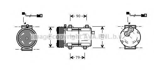 PRASCO FDK280 Компресор, кондиціонер