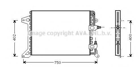 PRASCO IV5034 Конденсатор, кондиціонер