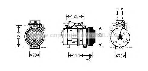 PRASCO MSK278 Компресор, кондиціонер