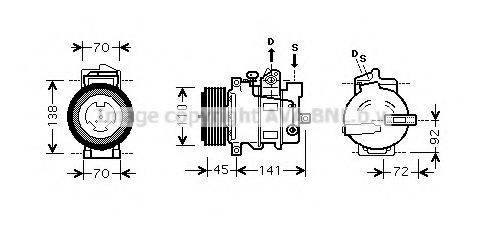 PRASCO MSK433 Компресор, кондиціонер