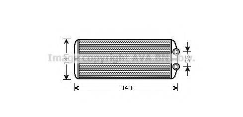 PRASCO PEA6311 Теплообмінник, опалення салону