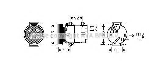 PRASCO RTK441 Компресор, кондиціонер