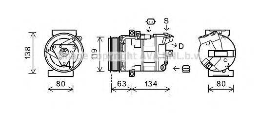 PRASCO RTK481 Компресор, кондиціонер