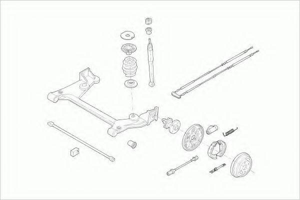 LEMFORDER OPELASTRARL006 Рульове управління; Підвіска колеса