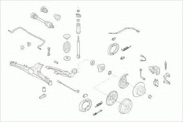 LEMFORDER BMW3COMRL003 Рульове управління; Підвіска колеса