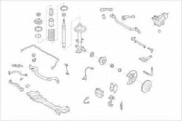 LEMFORDER BMW5FL004 Рульове управління; Підвіска колеса