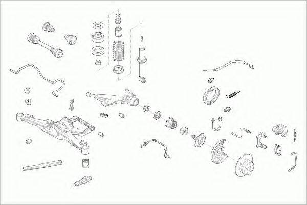 LEMFORDER BMW5TOURL002 Рульове управління; Підвіска колеса