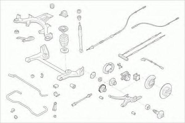 LEMFORDER OPELVECTRRL009 Рульове управління; Підвіска колеса