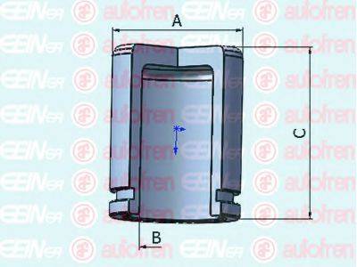 AUTOFREN SEINSA D025550 Поршень, корпус скоби гальма