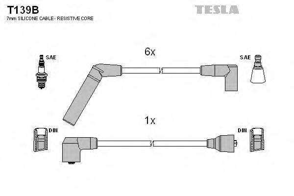 TESLA T139B Комплект дротів запалювання