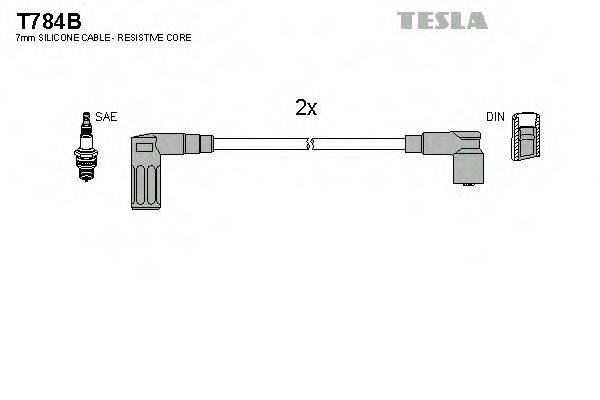 TESLA T784B Комплект дротів запалювання