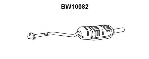 VENEPORTE BW10082 Глушник вихлопних газів кінцевий