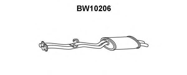 VENEPORTE BW10206 Глушник вихлопних газів кінцевий