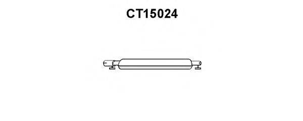 VENEPORTE CT15024 Середній глушник вихлопних газів