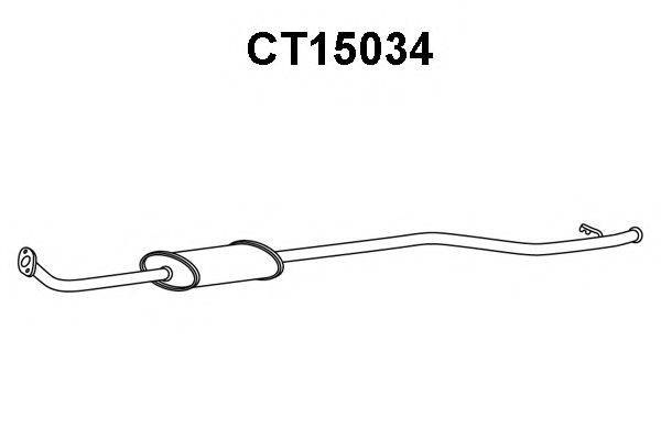 VENEPORTE CT15034 Передглушувач вихлопних газів