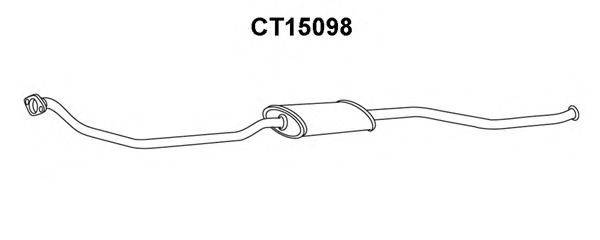 VENEPORTE CT15098 Середній глушник вихлопних газів