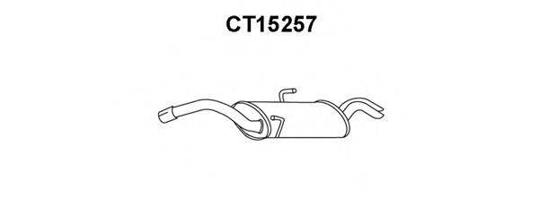 VENEPORTE CT15257 Глушник вихлопних газів кінцевий